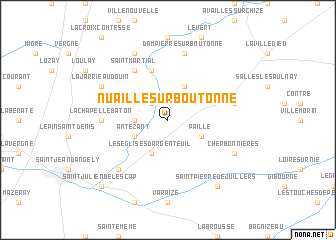 map of Nuaillé-sur-Boutonne