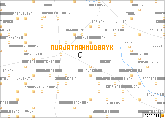 map of Nuʼājat Maḩmūd Bayk
