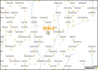 map of Nuala