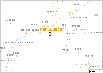 map of Nuallunca