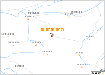 map of Nuanquanzi