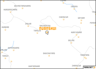 map of Nuanshui