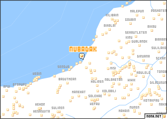 map of Nubadak