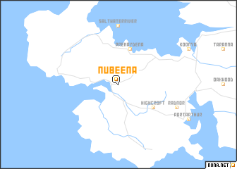 map of Nubeena