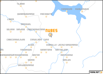 map of Nubes