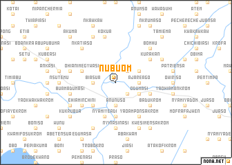 map of Nubuom