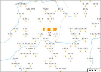 map of Nubupe