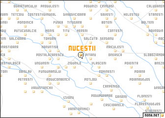 map of Nuceştii