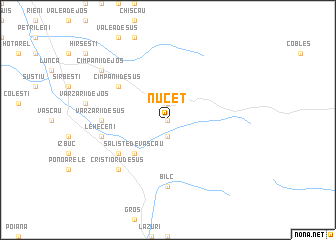 map of Nucet