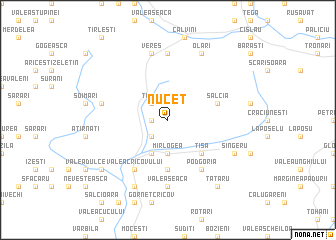 map of Nucet