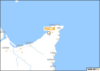 map of Nucia