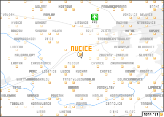 map of Nučice