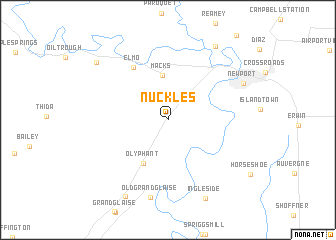 map of Nuckles