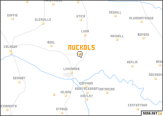 map of Nuckols