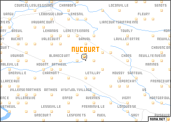 map of Nucourt