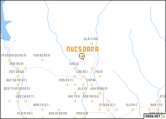 map of Nucşoara