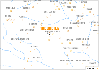 map of Nucuncile