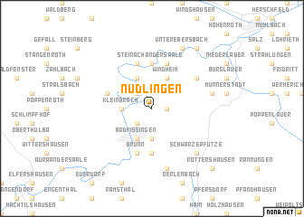 map of Nüdlingen