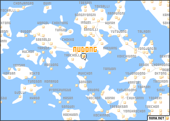 map of Nu-dong