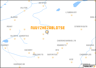 map of Nudyzhe-Zablotse