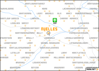 map of Nuelles