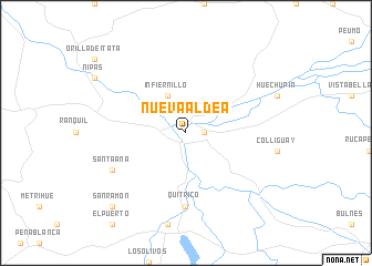map of Nueva Aldea