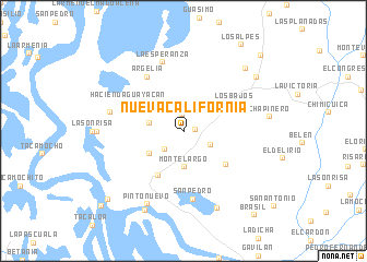 map of Nueva California