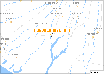 map of Nueva Candelaria