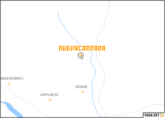 map of Nueva Carrara