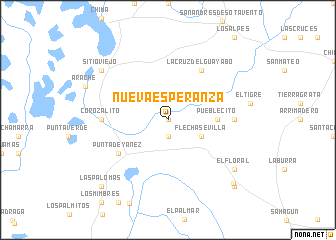 map of Nueva Esperanza