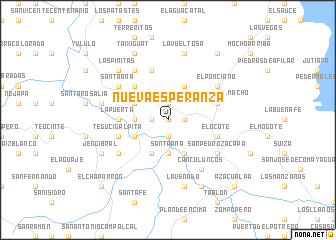 map of Nueva Esperanza