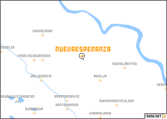 map of Nueva Esperanza