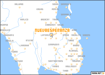 map of Nueva Esperanza