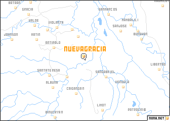 map of Nueva Gracia