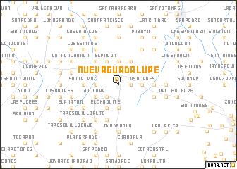map of Nueva Guadalupe