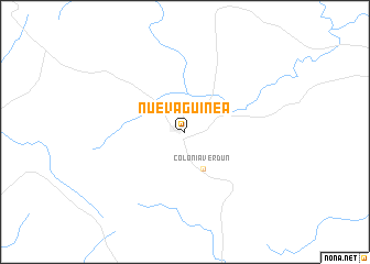 map of Nueva Guinea