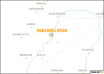 map of Nueva Holanda