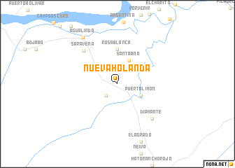 map of Nueva Holanda