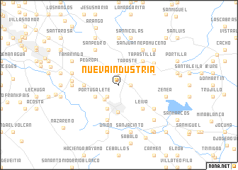 map of Nueva Industria