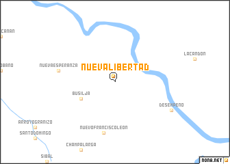 map of Nueva Libertad