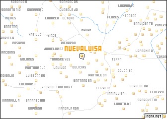 map of Nueva Luisa