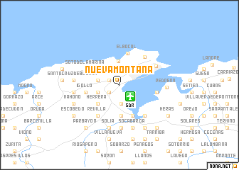 map of Nueva Montaña