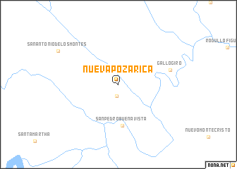 map of Nueva Poza Rica