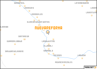 map of Nueva Reforma