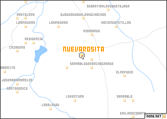 map of Nueva Rosita