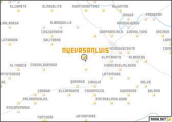 map of Nueva San Luis