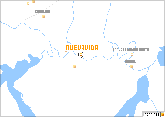 map of Nueva Vida