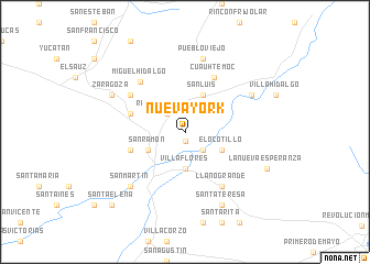 map of Nueva York