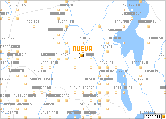 map of Nueva