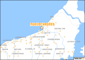 map of Nuevo Chagres